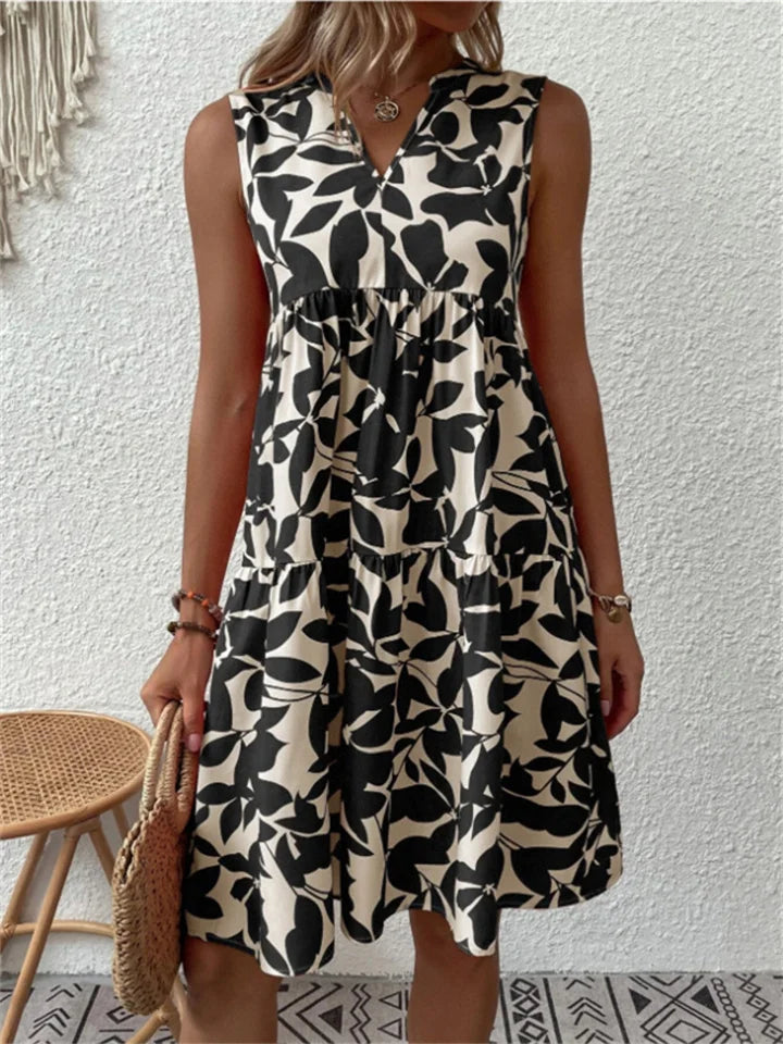 ALLEGRA™ | ROBE D'ÉTÉ À FEUILLES