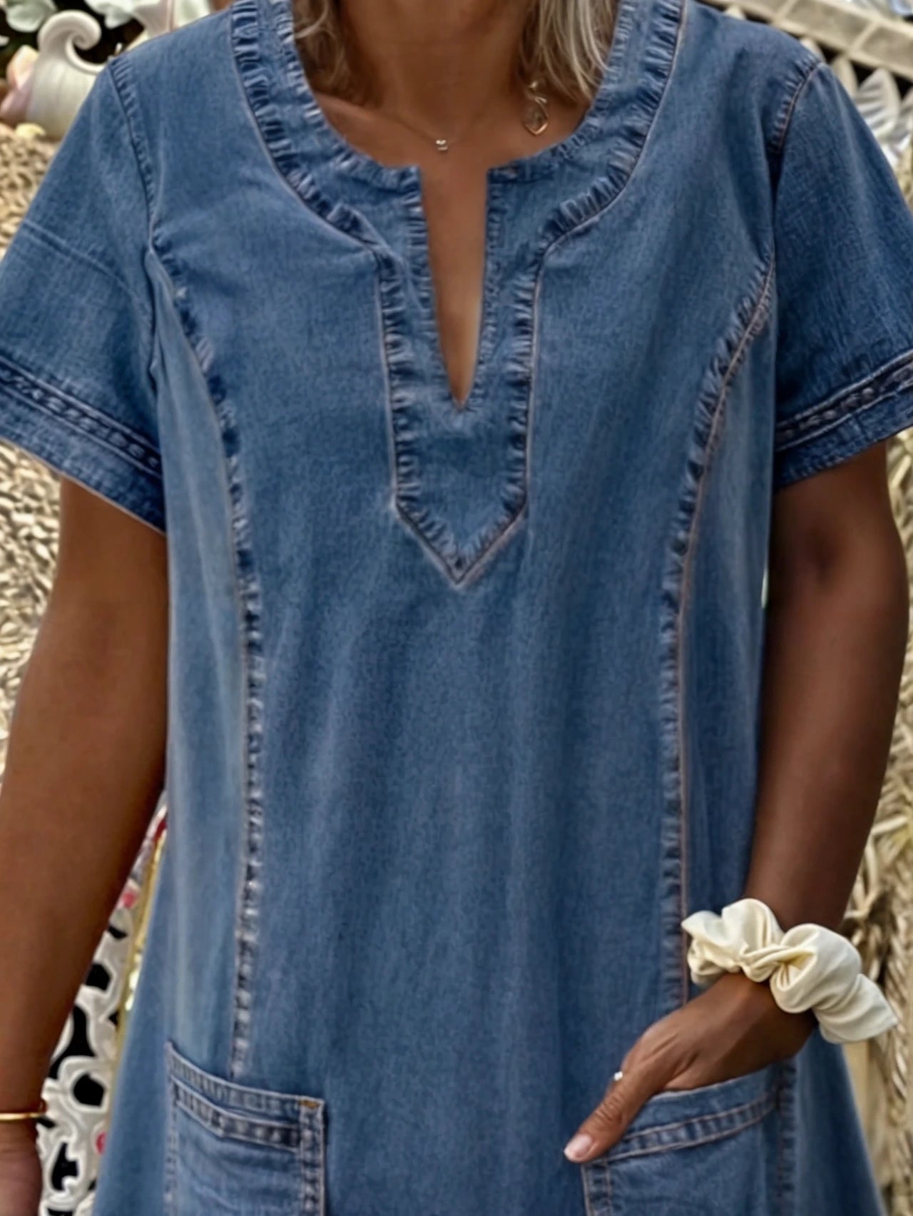 SOFIA™ | ROBE EN DENIM SOUPLE