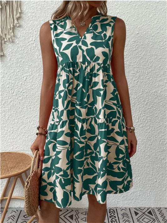 ALLEGRA™ | ROBE D'ÉTÉ À FEUILLES