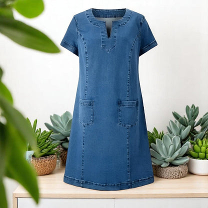 SOFIA™ | ROBE EN DENIM SOUPLE