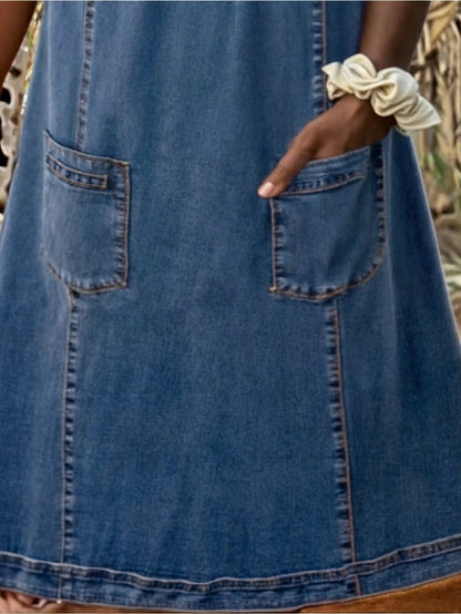 SOFIA™ | ROBE EN DENIM SOUPLE