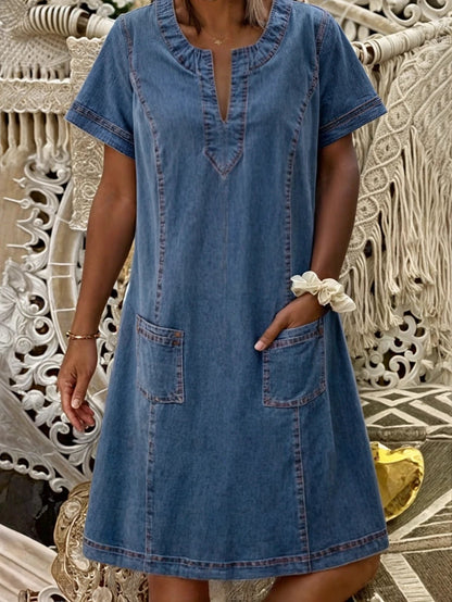 SOFIA™ | ROBE EN DENIM SOUPLE
